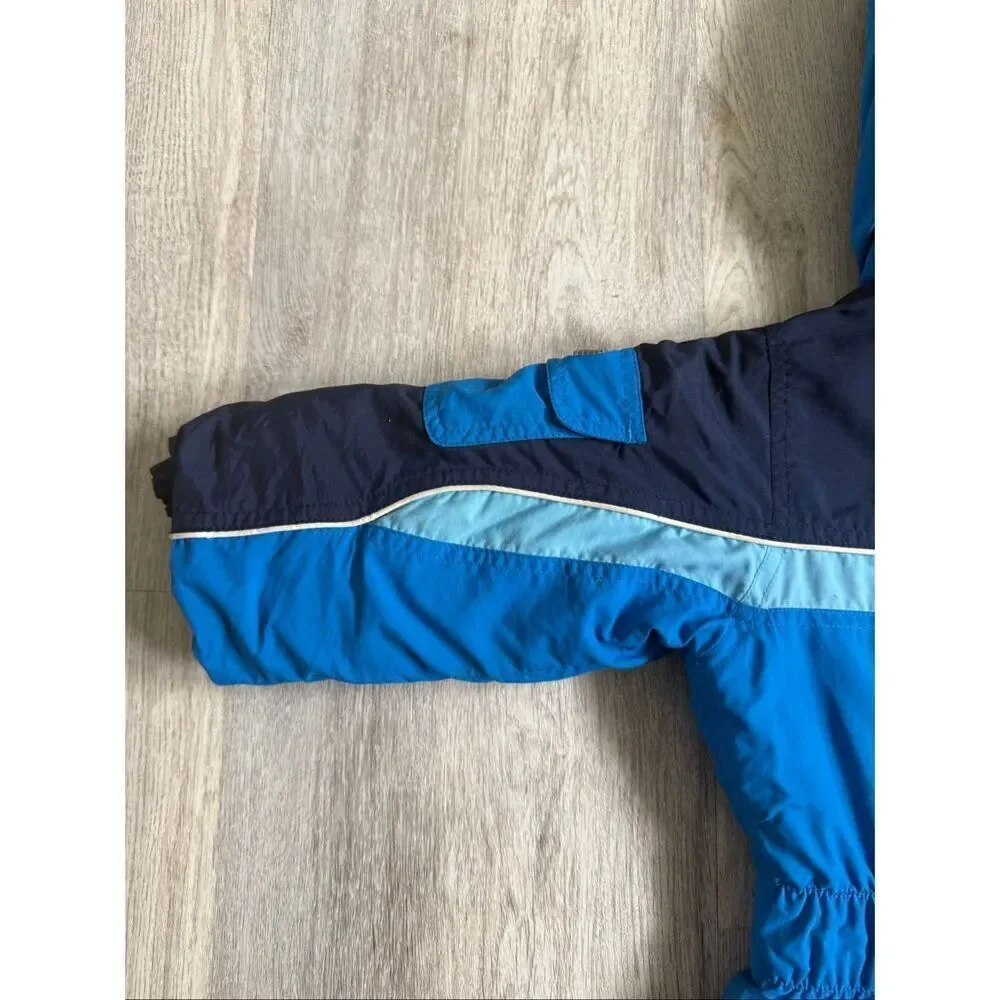 LL BEAN 2T Toddler Blue Cold Buster Snow Suit